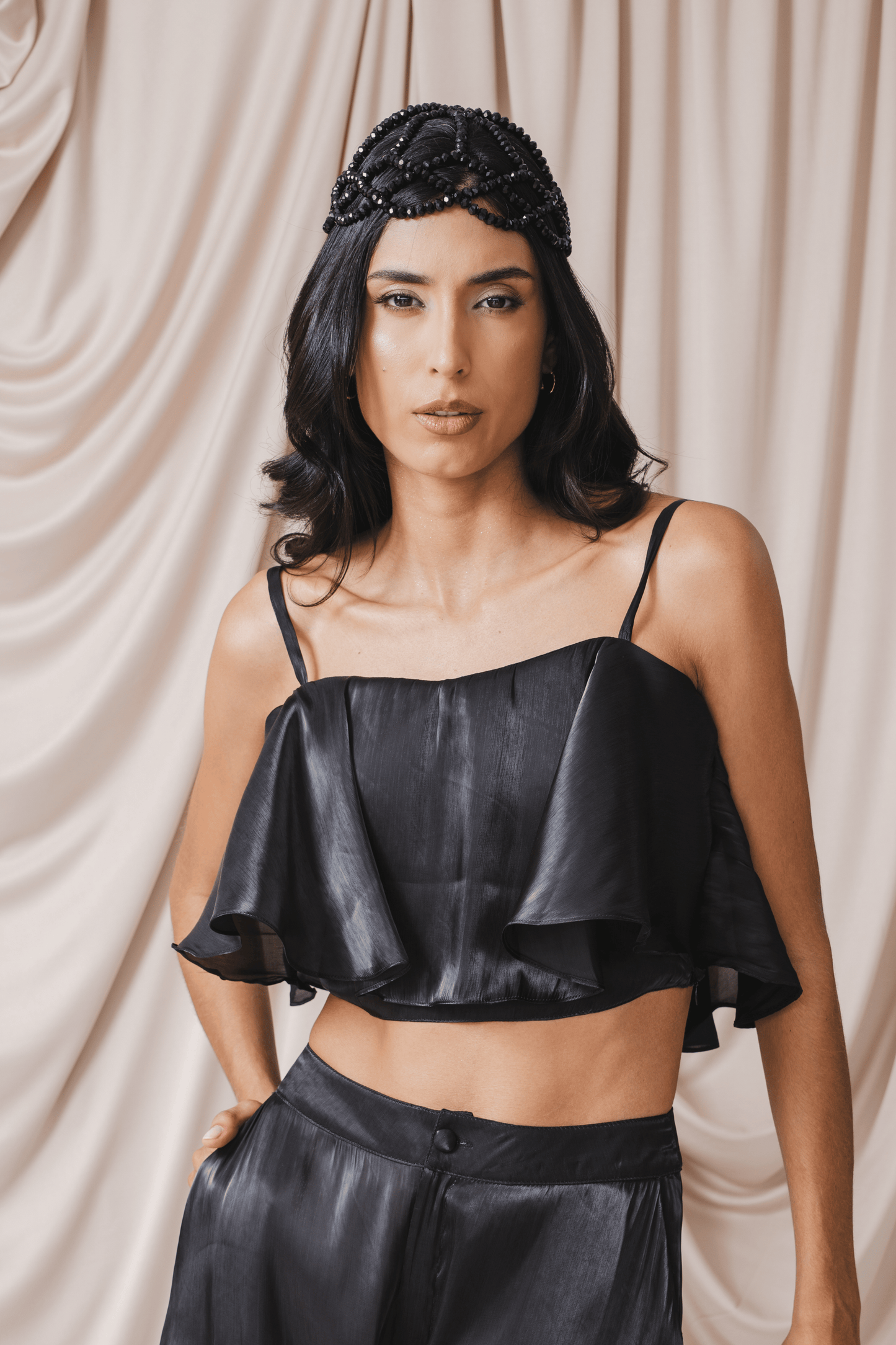 Selene Top Negro