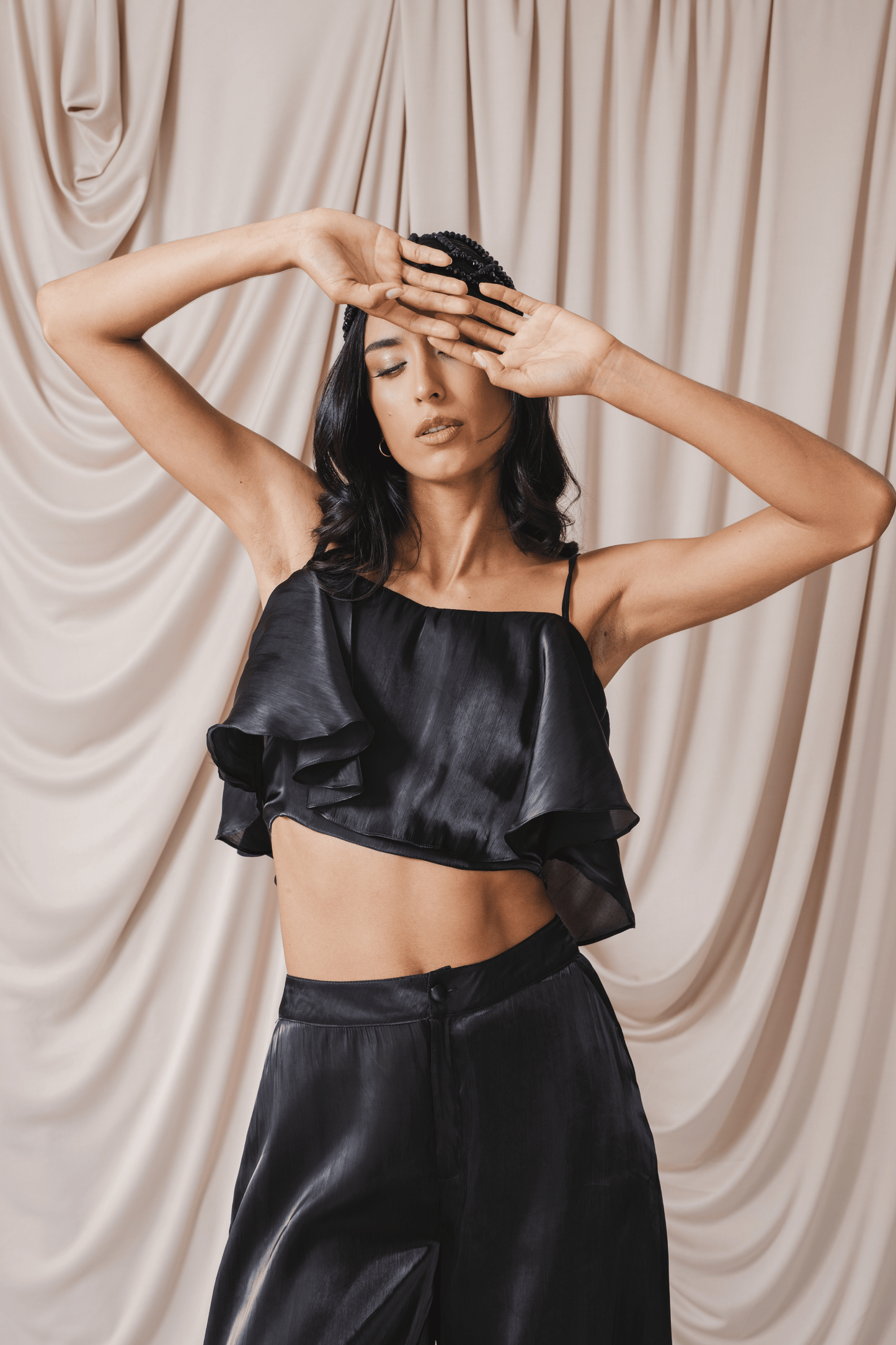 Selene Top Negro